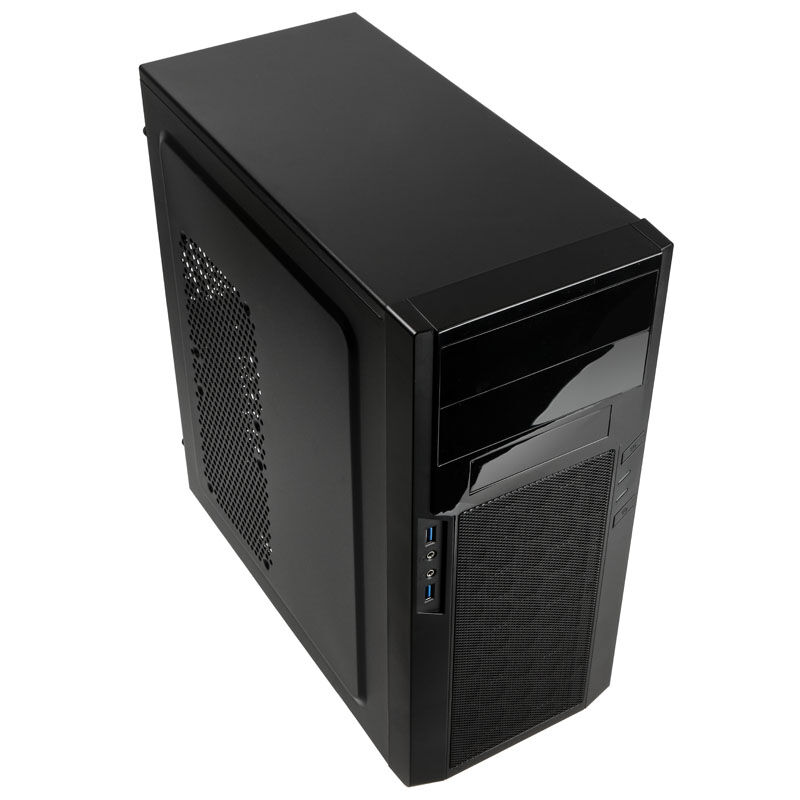 Silverstone SST-PS13B Precision Midi-Tower - black