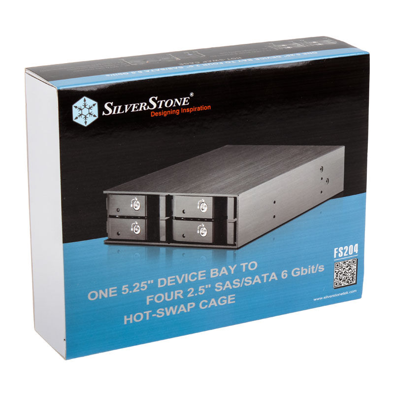 Silverstone SST-FS204B 5.25 inch hot-swap for 4x 2.5 inch HDD / SSD : image 6