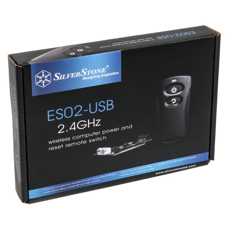 Silverstone SST-ES02-USB, remote control for PC Power on / off