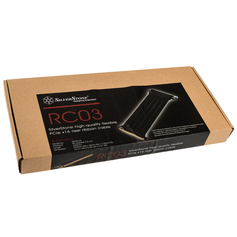 Silverstone SST-RC03B-220, Riser Cable, 22cm : image 4