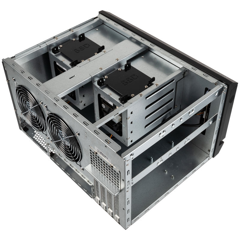 Silverstone SST-CS381 Mini-ITX Storage, black