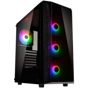 Silverstone Fara B1 Pro Midi-Tower, ARGB, Tempered Glass - black
