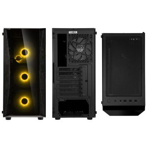 Silverstone Fara B1 Pro Midi-Tower, ARGB, Tempered Glass - black