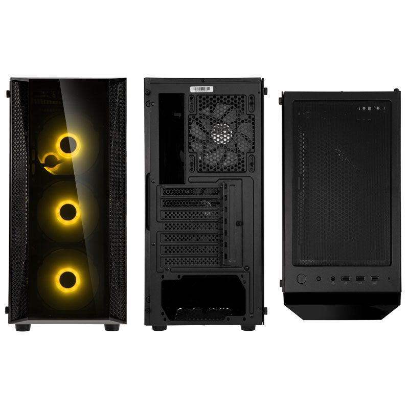 Silverstone Fara B1 Pro Midi-Tower, ARGB, Tempered Glass - black
