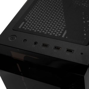 Silverstone Fara B1 Pro Midi-Tower, ARGB, Tempered Glass - black