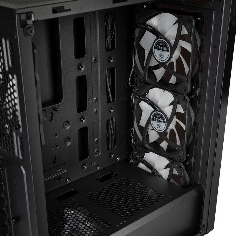 Silverstone Fara B1 Pro Midi-Tower, ARGB, Tempered Glass - black