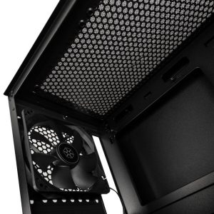 Silverstone Fara H1M Micro-ATX case - black