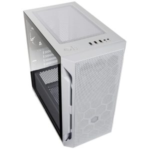 Silverstone Fara H1M Micro-ATX Case - Tempered Glass, white