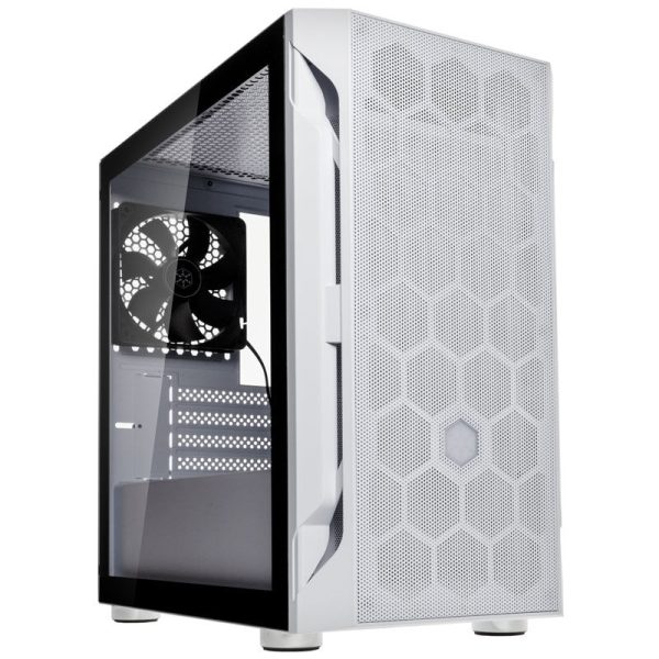 Silverstone Fara H1M Micro-ATX Case – Tempered Glass, white