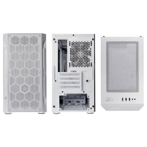 Silverstone Fara H1M Micro-ATX Case - Tempered Glass, white