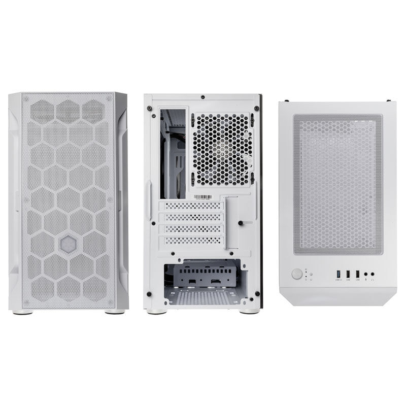 Silverstone Fara H1M Micro-ATX Case - Tempered Glass, white