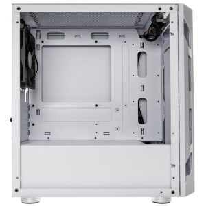 Silverstone Fara H1M Micro-ATX Case - Tempered Glass, white
