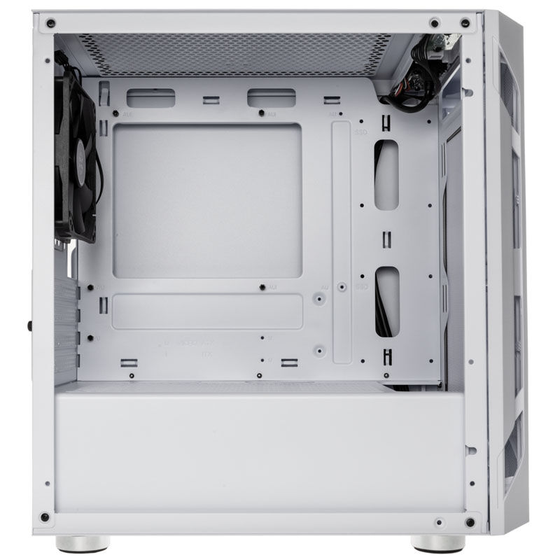 Silverstone Fara H1M Micro-ATX Case - Tempered Glass, white