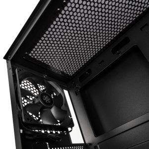 Silverstone Fara H1M, Tempered Glass - black