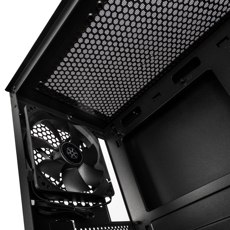 Silverstone Fara H1M, Tempered Glass - black