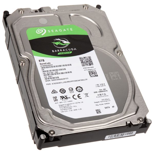 Seagate BarraCuda HDD, SATA 6G, 5400RPM, 3.5 inches- 8TB