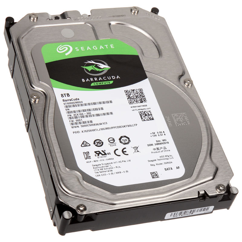 Seagate BarraCuda HDD, SATA 6G, 5400RPM, 3.5 inches- 8TB
