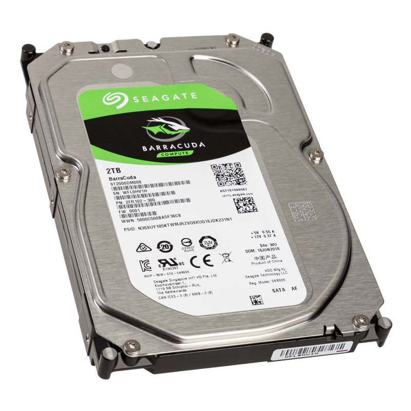 BarraCuda Compute HDD, SATA 6G, 7200 rpm, 3.5 inches - 2 TB