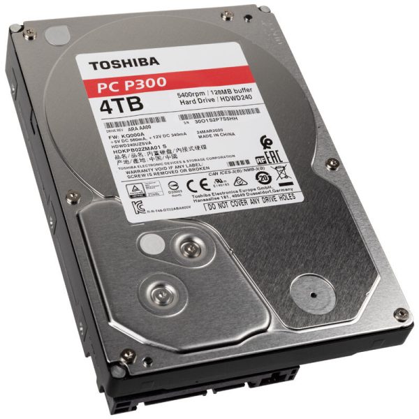 Toshiba P300, SATA 6G, 3.5 inch – 4 TB