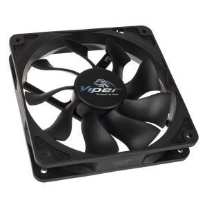 Akasa Viper Black PWM fan, black - 120mm