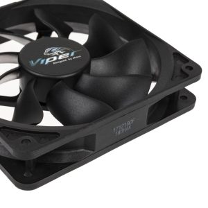 Akasa Viper Black PWM fan, black - 120mm