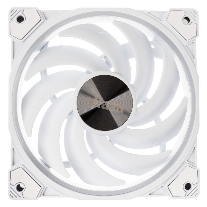 Akasa SOHO AR Addressable RGB Fan, white - 120mm