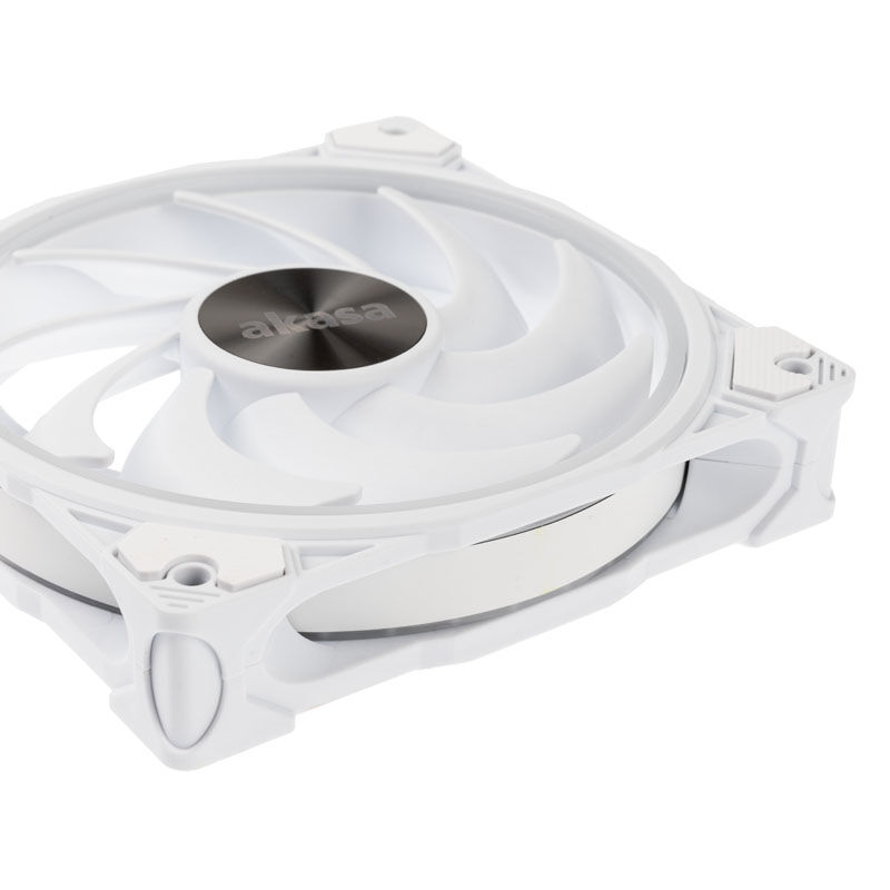 Akasa SOHO AR Addressable RGB Fan, white - 120mm
