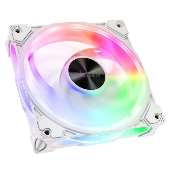 Akasa SOHO AR Addressable RGB Fan, white – 120mm