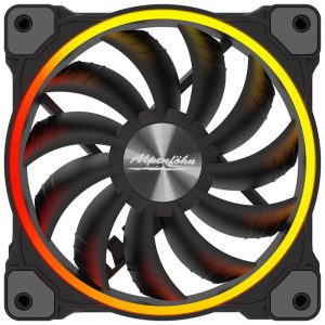 Alpenfohn 120mm Wing Boost 3 ARGB High Speed PWM Fan, Triple - Black