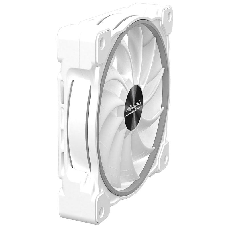 Alpenfohn 120mm Wing Boost 3 ARGB High Speed PWM Fan, Single - White