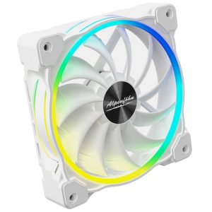 Alpenfohn 120mm Wing Boost 3 ARGB High Speed PWM Fan, Single - White