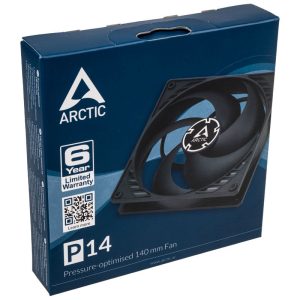 Arctic P14 fan, black - 140mm