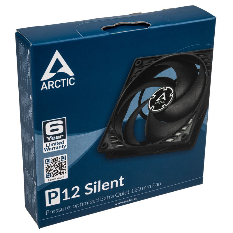 Arctic P12 Silent fan, black - 120mm : image 4