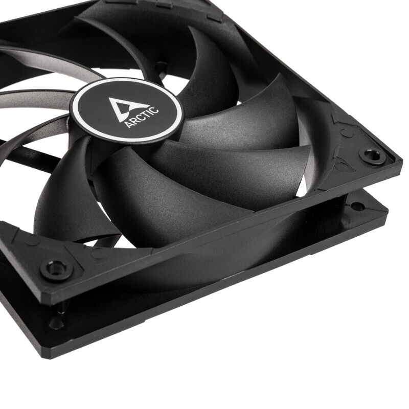 Arctic F12 PWM PST fan, black - 120mm