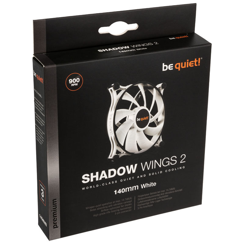 be quiet! Shadow Wings 2 White Fan - 140mm white