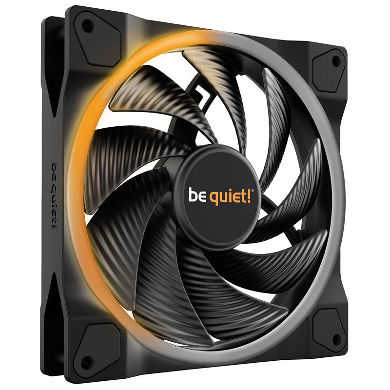 be quiet! Light Wings ARGB PWM Fan - 140mm black, High Speed
