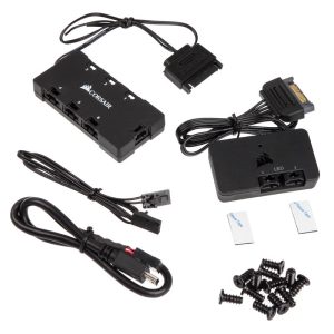 Corsair LL140 Node Pro High Performance PWM Fan (RGB) Twin Pack incl. Controller - 140mm