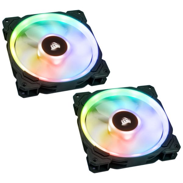 Corsair LL140 Node Pro High Performance PWM Fan (RGB) Twin Pack incl. Controller – 140mm