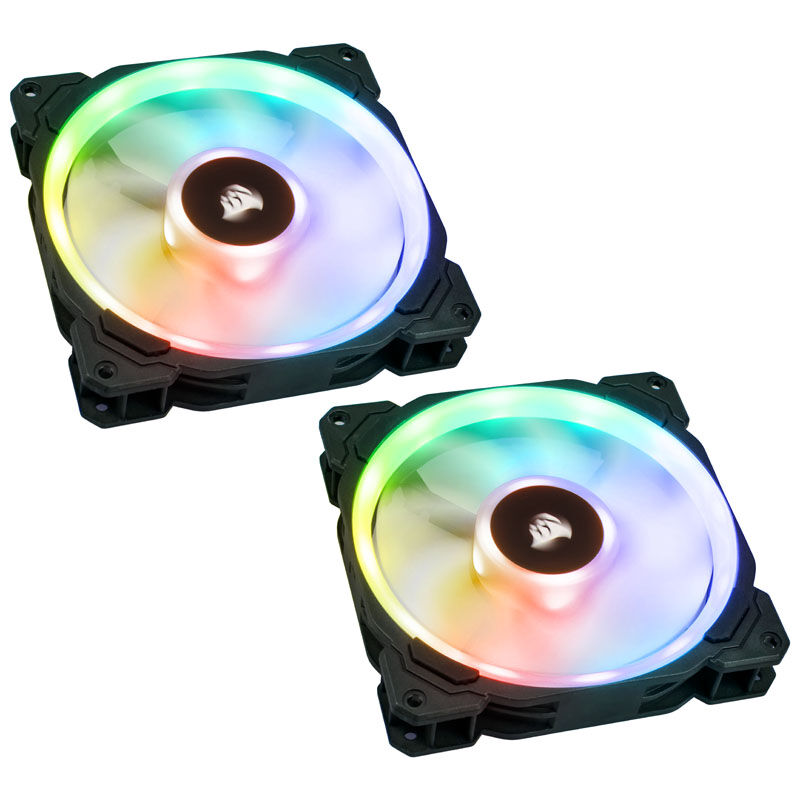 Corsair LL140 Node Pro High Performance PWM Fan (RGB) Twin Pack incl. Controller - 140mm