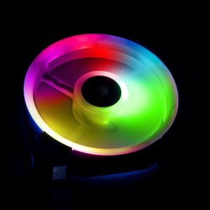 Corsair LL120 RGB Dual Light Loop PWM Fan, Triple Pack incl. Controller - 120mm white