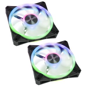 Corsair iCUE QL140 RGB PWM fan 2-pack incl.RGB controller - 140mm : image 1