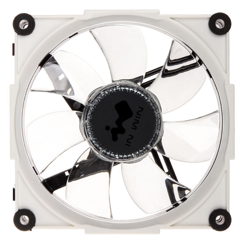 IN WIN Aurora RGB LED Fan, 120mm, Set of 3 - Black / White