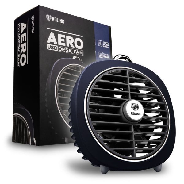 Kolink Aero USB fan – dark blue