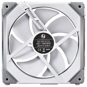 lian li UNI FAN SL140 RGB PWM Fan, Pack of 2 incl. Controller - 140mm, white