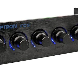 Lamptron FC2 fan controller 5.25 inch - Black