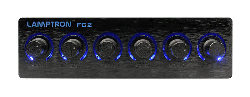 Lamptron FC2 fan controller 5.25 inch - Black