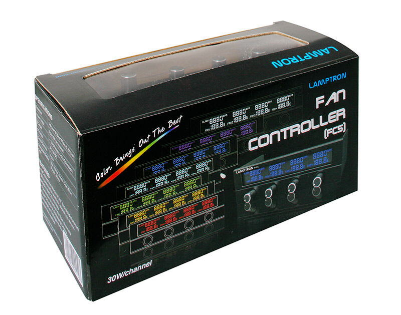 Lamptron FC5 V2 5.25 Fan Controller - Black