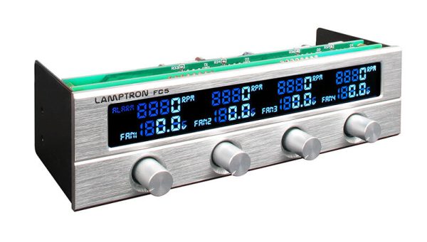 Lamptron FC5 V2 5.25 Fan Controller – Silver