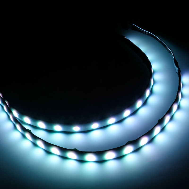 Silverstone SST-LSB01 RGB-LED-Hub + 2x LED-Strip - black