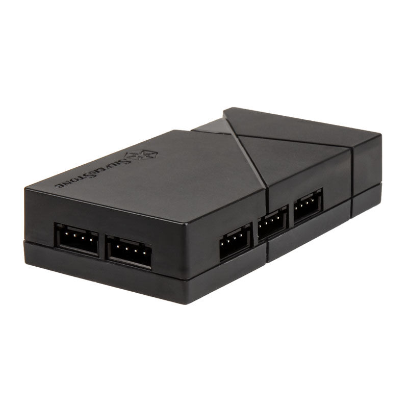 Silverstone SST-LSB01 RGB-LED-Hub + 2x LED-Strip - black